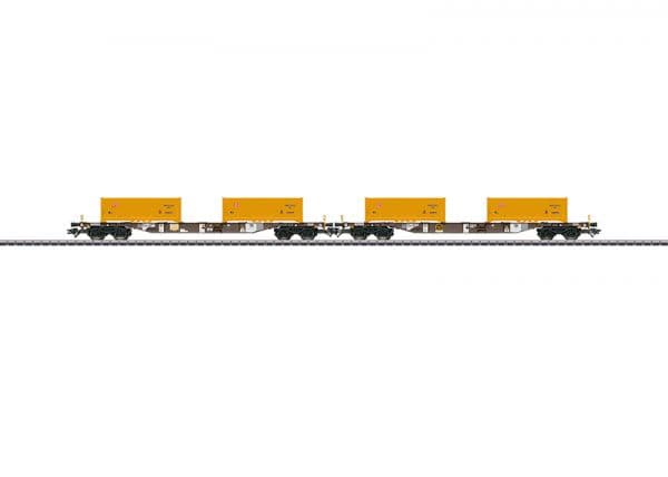 Märklin Soil Excavation Stuttgart 21 Container Transport Car Set, Vagn, Märklin, 15 År, Multifärg, HO (1:87), 46 cm