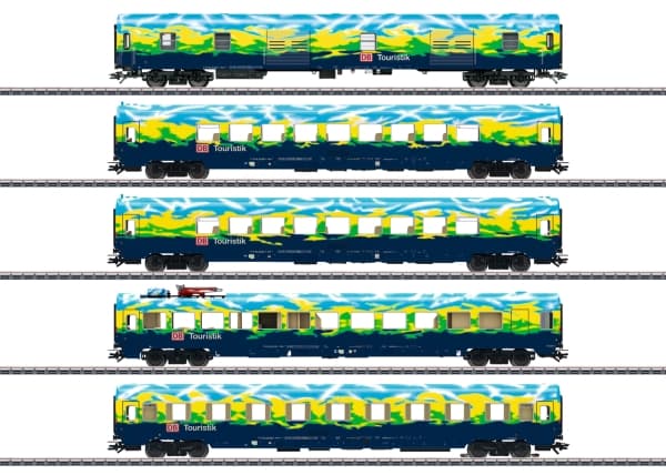 Märklin 43879, Passasjerbil, Märklin, 15 år, 1 stykker, Blå, Grønn, HO (1:87)