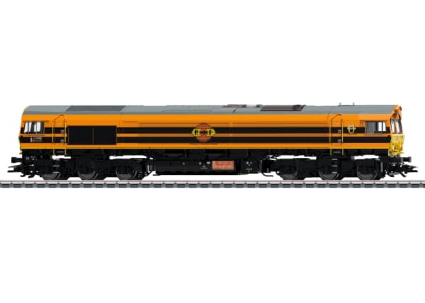 Märklin Class 66 Diesel Locomotive, Lokomotiv, Märklin, 15 År, 1 styck, Svart, Gul, HO (1:87)
