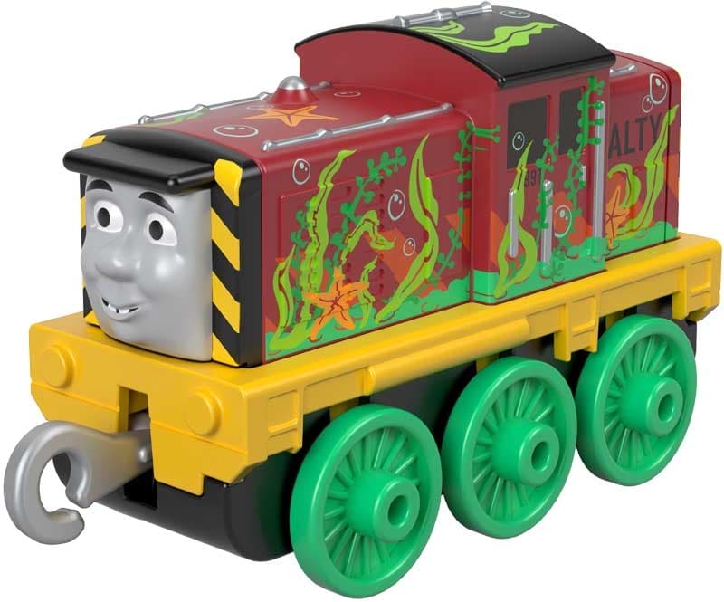 THOMAS & FRIENDS TRACKMASTER PUSH ALONG SMALL ENGINE SEAWEED