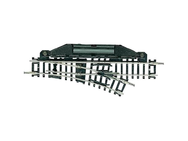 22255 N Fleischmann skinne (uden ballast) Spor, Højre 104.2 mm 24 ° 194.6 mm