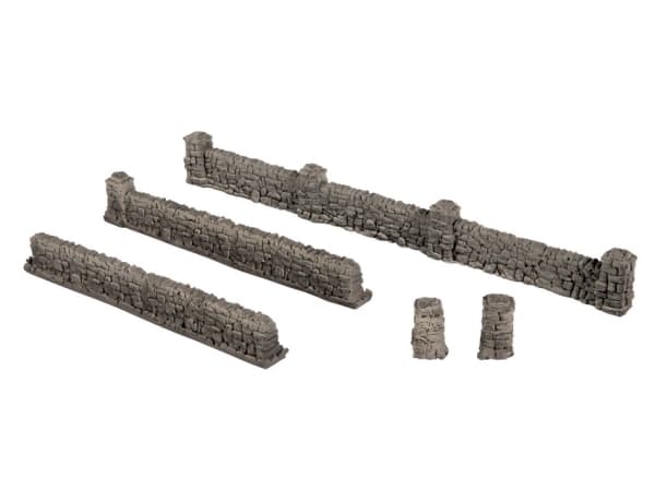 NOCH 58280, Vegg, NOCH, Grå, HO (1:87), 1050 mm, 22 mm