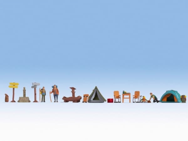 NOCH 16201, Figurer, NOCH, Flerfarget, HO (1:87), Gutt/Jente