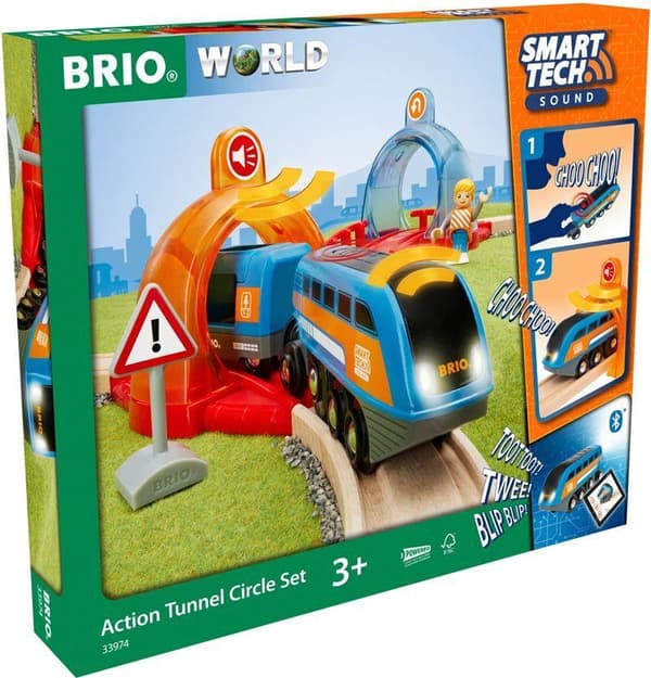 Brio Smart Tech Action Tunnel Circle Set 33974