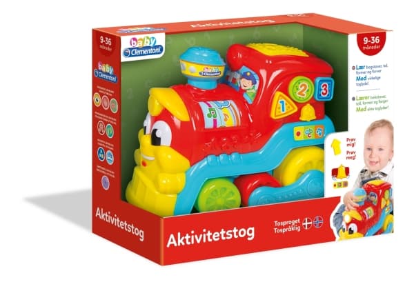 Clementoni Activity Train, Multifärg, 0,75 År, Pojke/flicka, 3 År, 137 mm, 300 mm