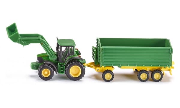 Siku 1843, Grön, Gul, Modelltraktor, Metall, Gummi, 1:87, 226 mm, 54 mm