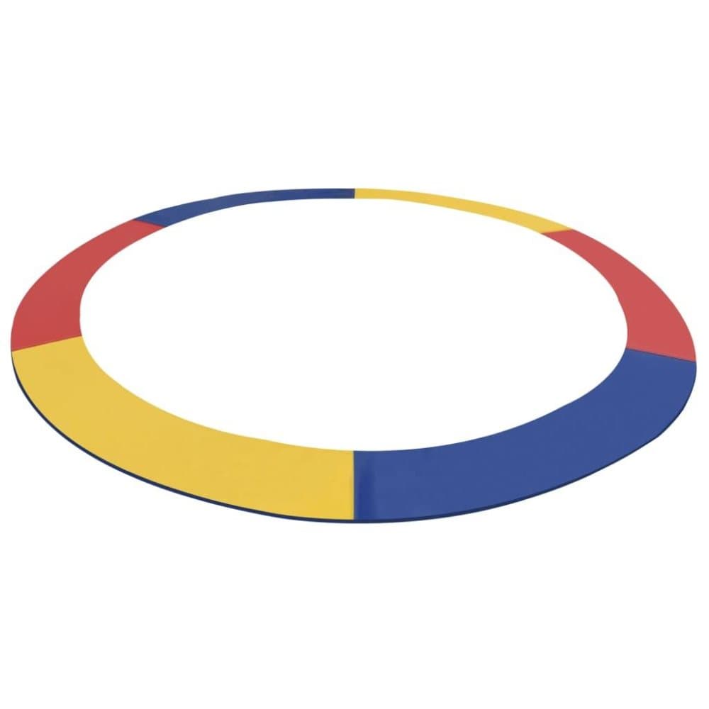vidaXL Sikkerhetsmatte PVC flerfarget 396 m rund trampoline