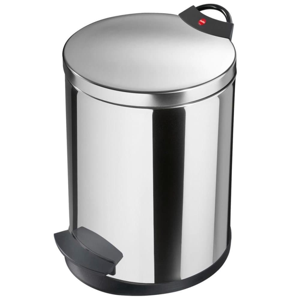 Hailo pedalspand T2 str. M 11 l rustfrit stål 0513-039