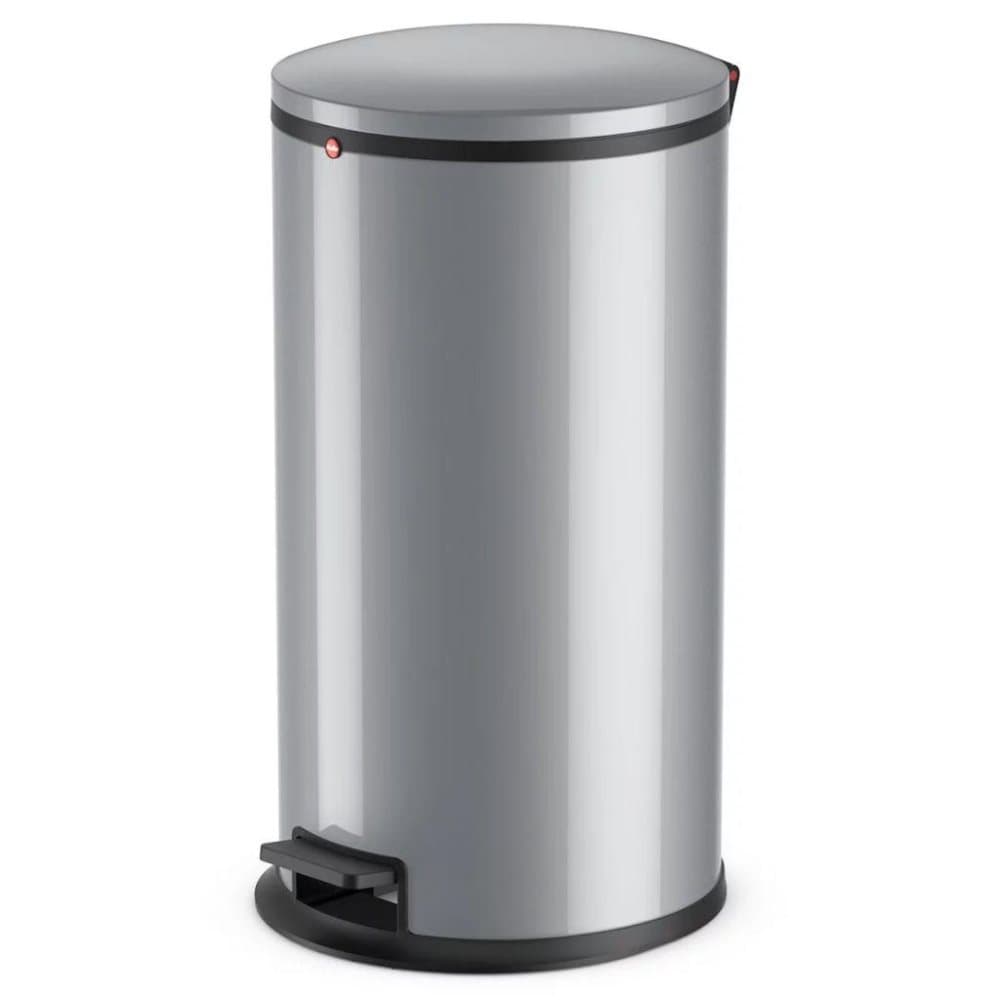 Hailo pedalspand Pure str. L 25 l sølvfarvet 0530-020