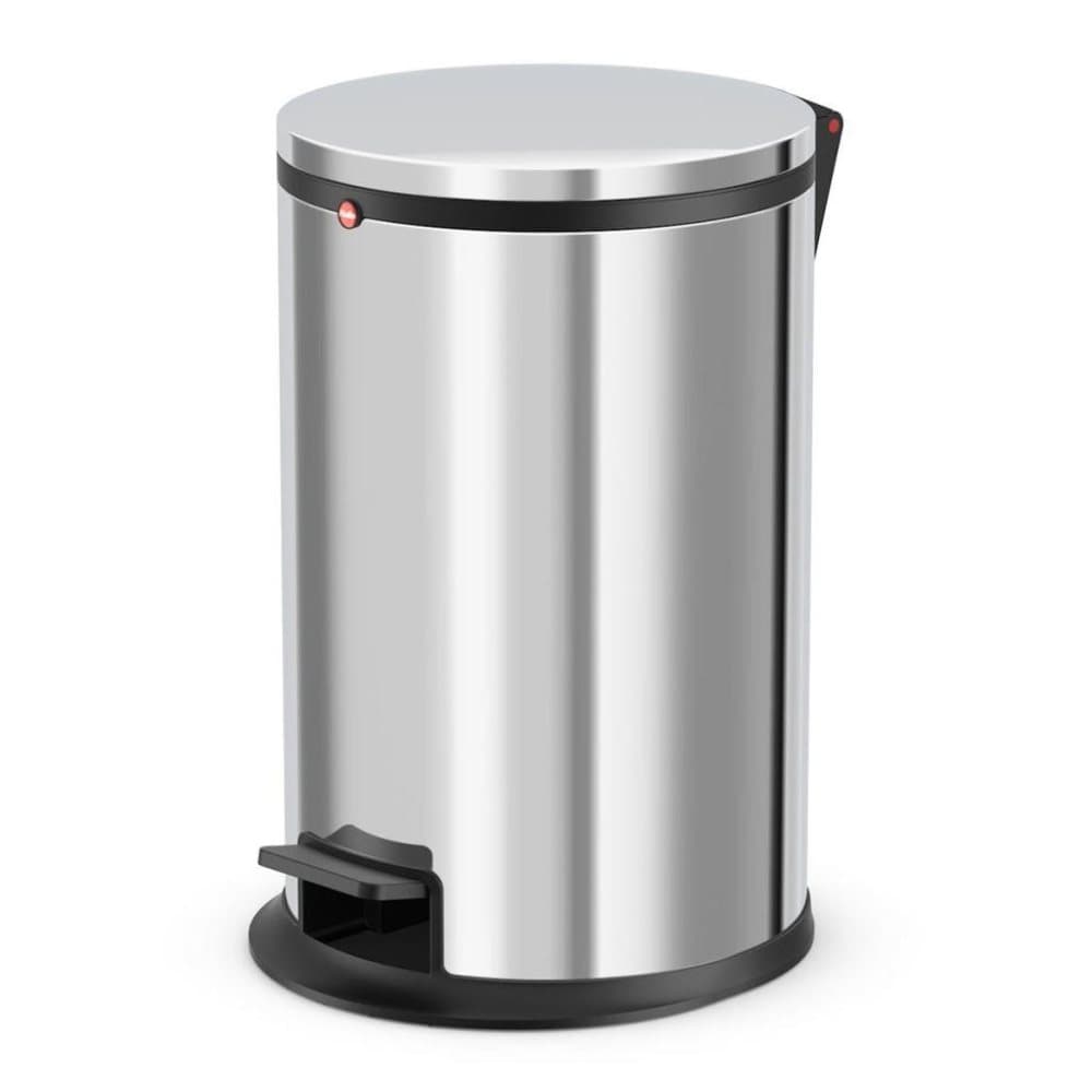 Hailo pedalspand Pure str. M 12 l rustfrit stål 0517-010