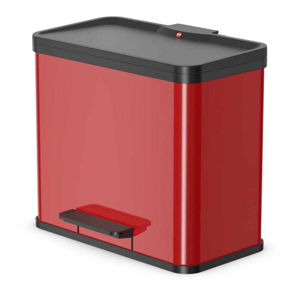 Hailo Pedalhink Oko Duo Plus 17L + 9L röd strl L 0630240