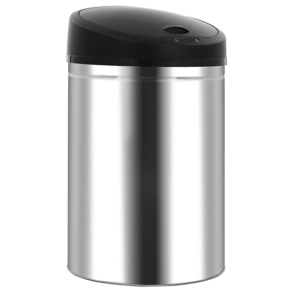 vidaXL affaldsspand med automatisk sensor 32 l rustfrit stål