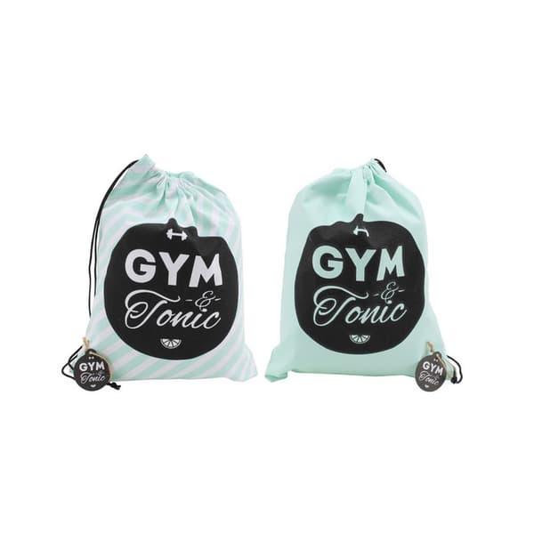 CGB Giftware Gym Och Tonic Mint Dubbelsidig Skoväska