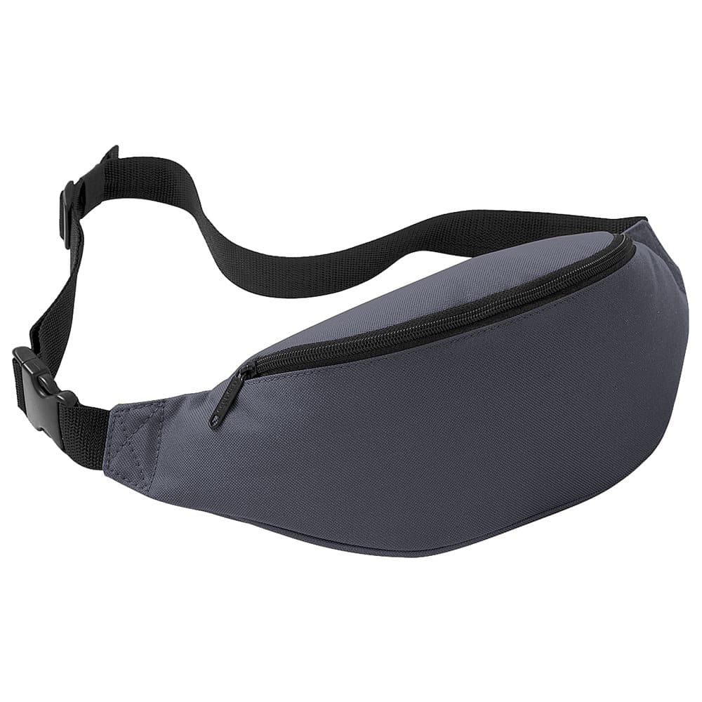 Bagbase Adjustable Belt Bag (2.5 Litres) (Pack of 2)