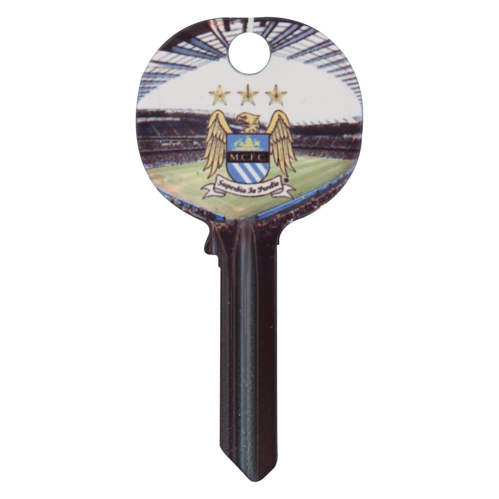 Manchester City FC Official Football Crest Key Blank