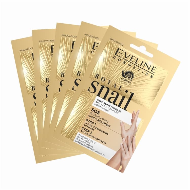 5st*2*6ml Eveline Royal Snail Hand Treatment