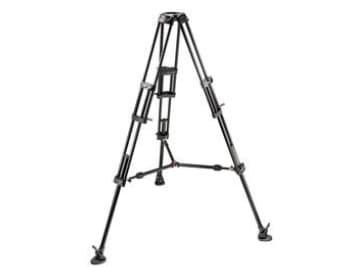 Manfrotto Pro Heavy-Duty Aluminium Video Tripod, 154 cm, Svart, Aluminium, 3,5 kg