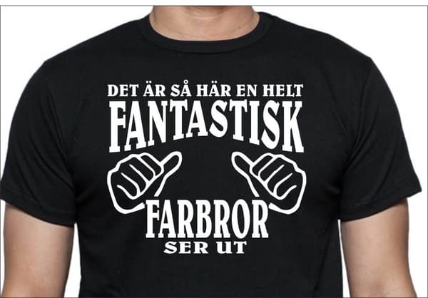 Farbror T-shirt - hur en helt fantastisk Farbror ser ut Large