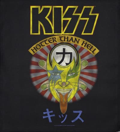 Kiss - Hotter than Hell Patch 35*40 cm