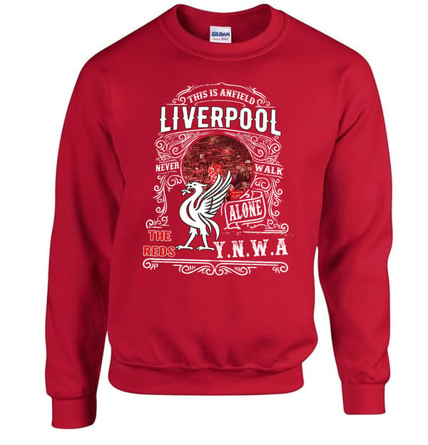 Liverpool vintage stil Sweatshirt- YNWA M