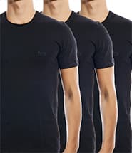 Hugo Boss 3-pack Classic Crew Neck T-shirt Black