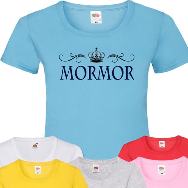 Mormor t-shirt - flera färger - krona design