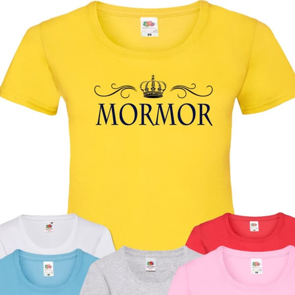 Mormor t-shirt - flera färger - krona design