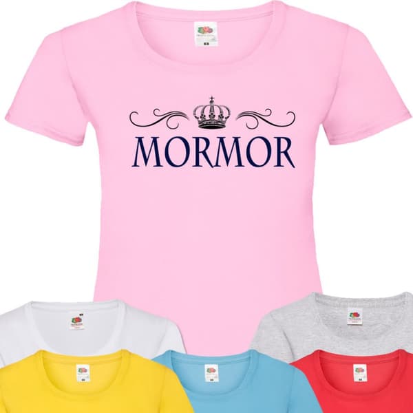 Mormor t-shirt - flera färger - krona design