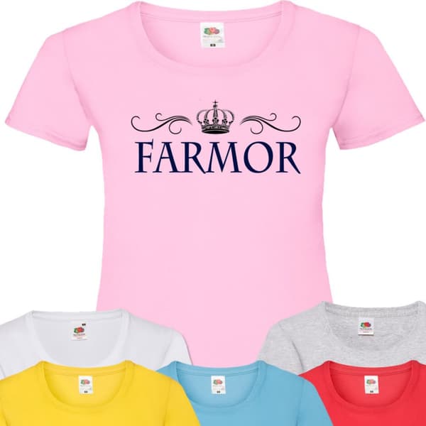 Farmor t-shirt - flera färger - Krona