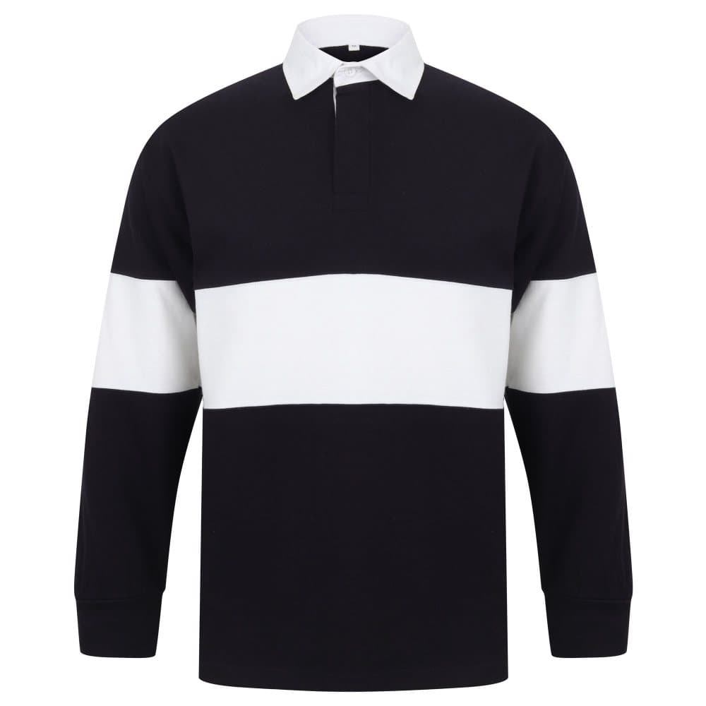 Front Row Adults Unisex Panelled Tag Free Rugby Shirt