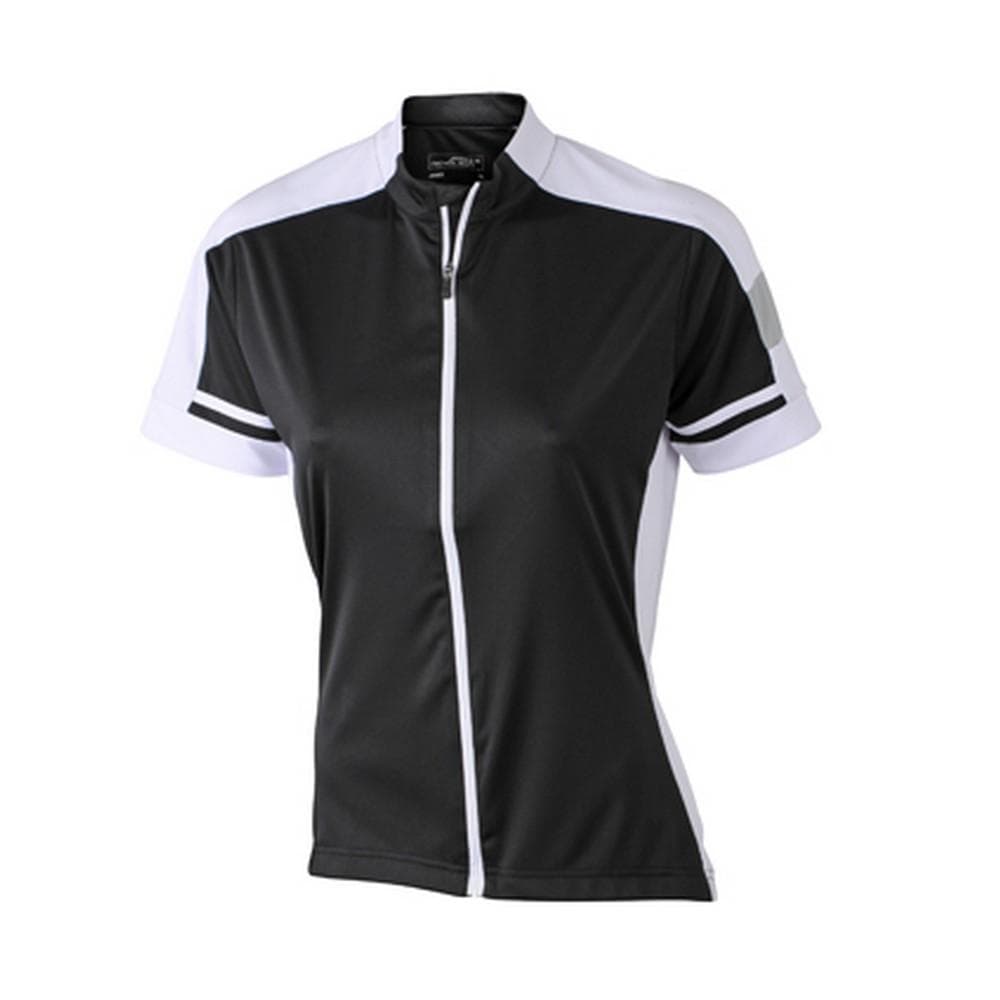 James and Nicholson Dam / Dam cykel T-shirt med full dragkedja
