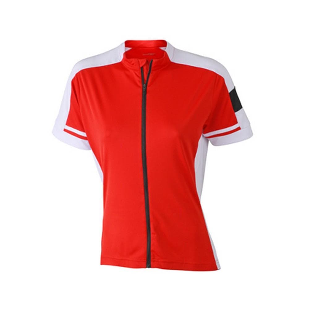 James and Nicholson Dam / Dam cykel T-shirt med full dragkedja