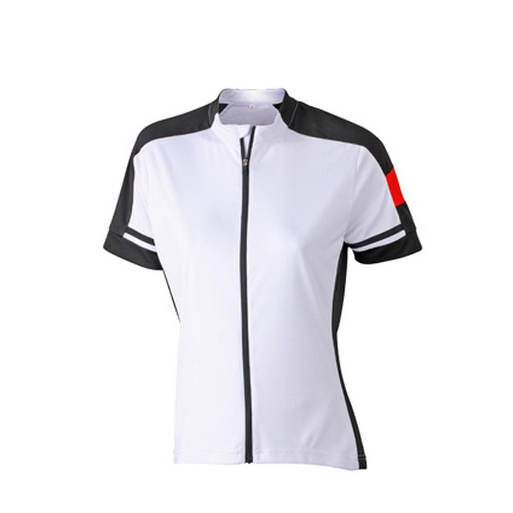 James and Nicholson Dam / Dam cykel T-shirt med full dragkedja