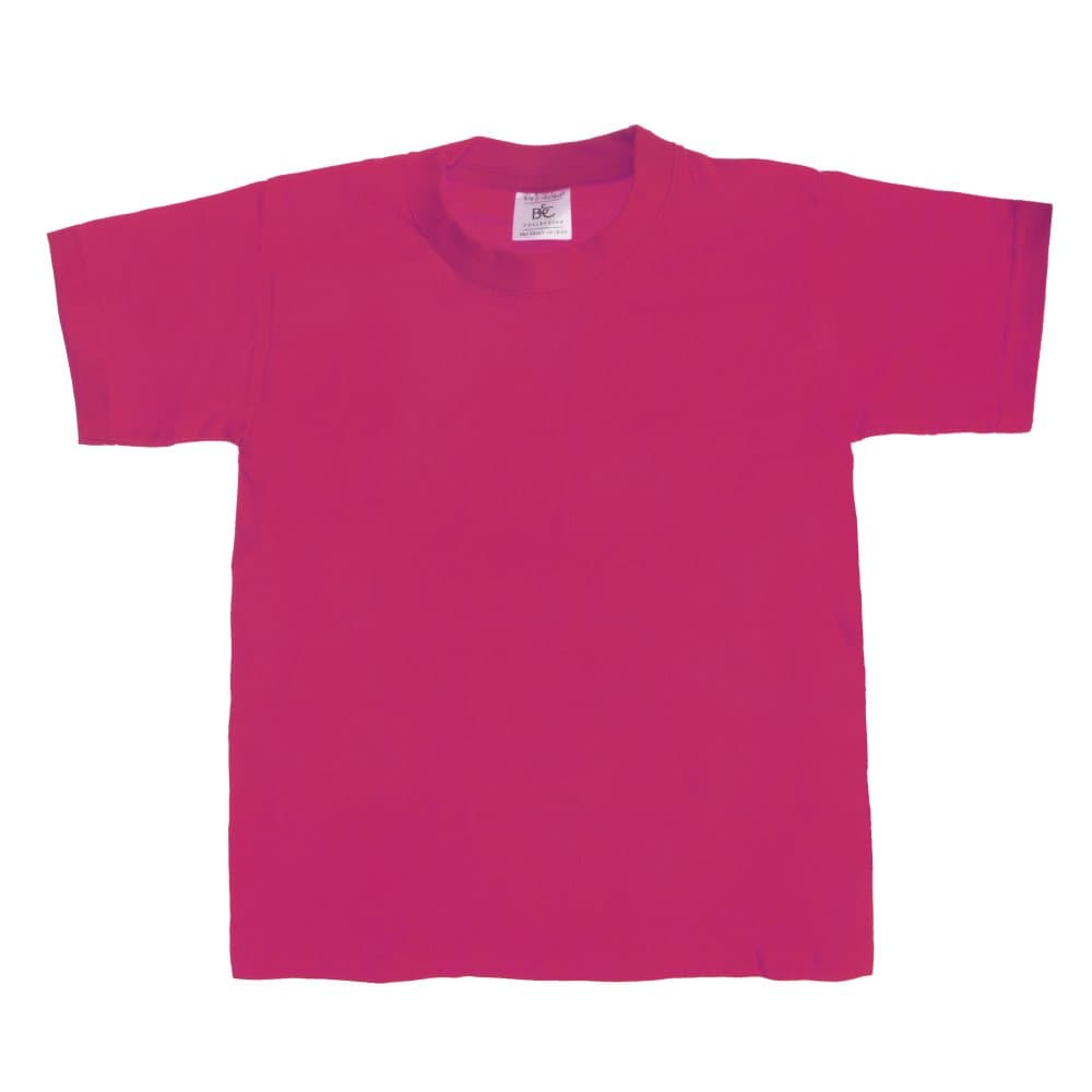 B&C Barn / barns Exact 190 kortärmad T-shirt (paket med 2)
