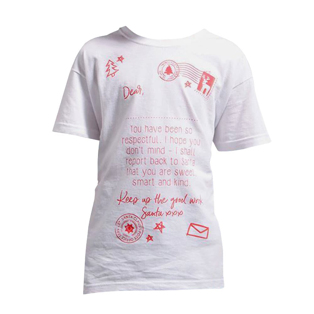 Christmas Shop Personalisable Childrens/Kids Letter To Santa Tee