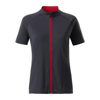 James and Nicholson Womens/Ladies Bike Full Zip T-Shirt
