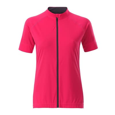 James and Nicholson Womens/Ladies Bike Full Zip T-Shirt