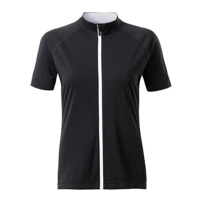 James and Nicholson Womens/Ladies Bike Full Zip T-Shirt