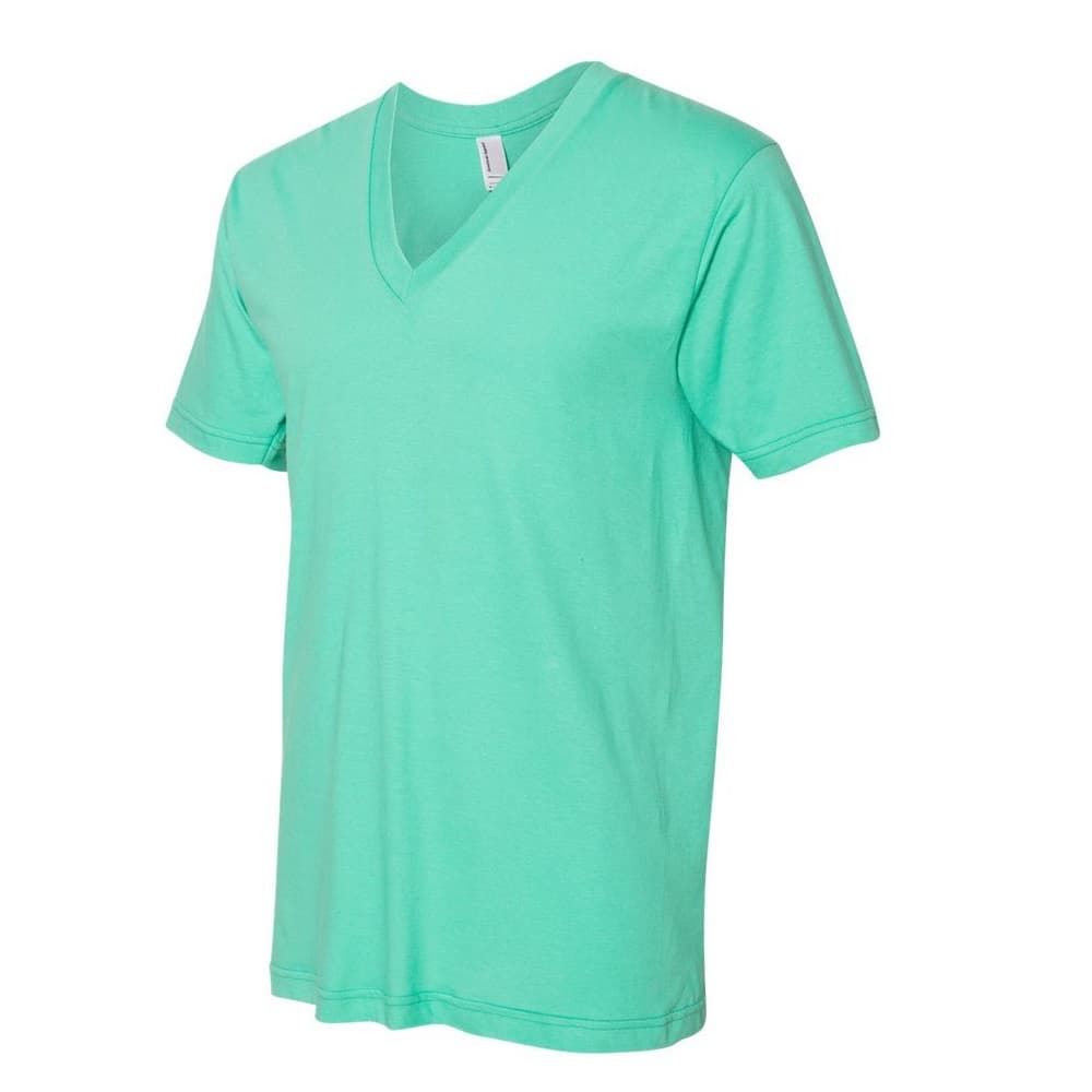 American Apparel Unisex Fine Jersey V Neck T-Shirt