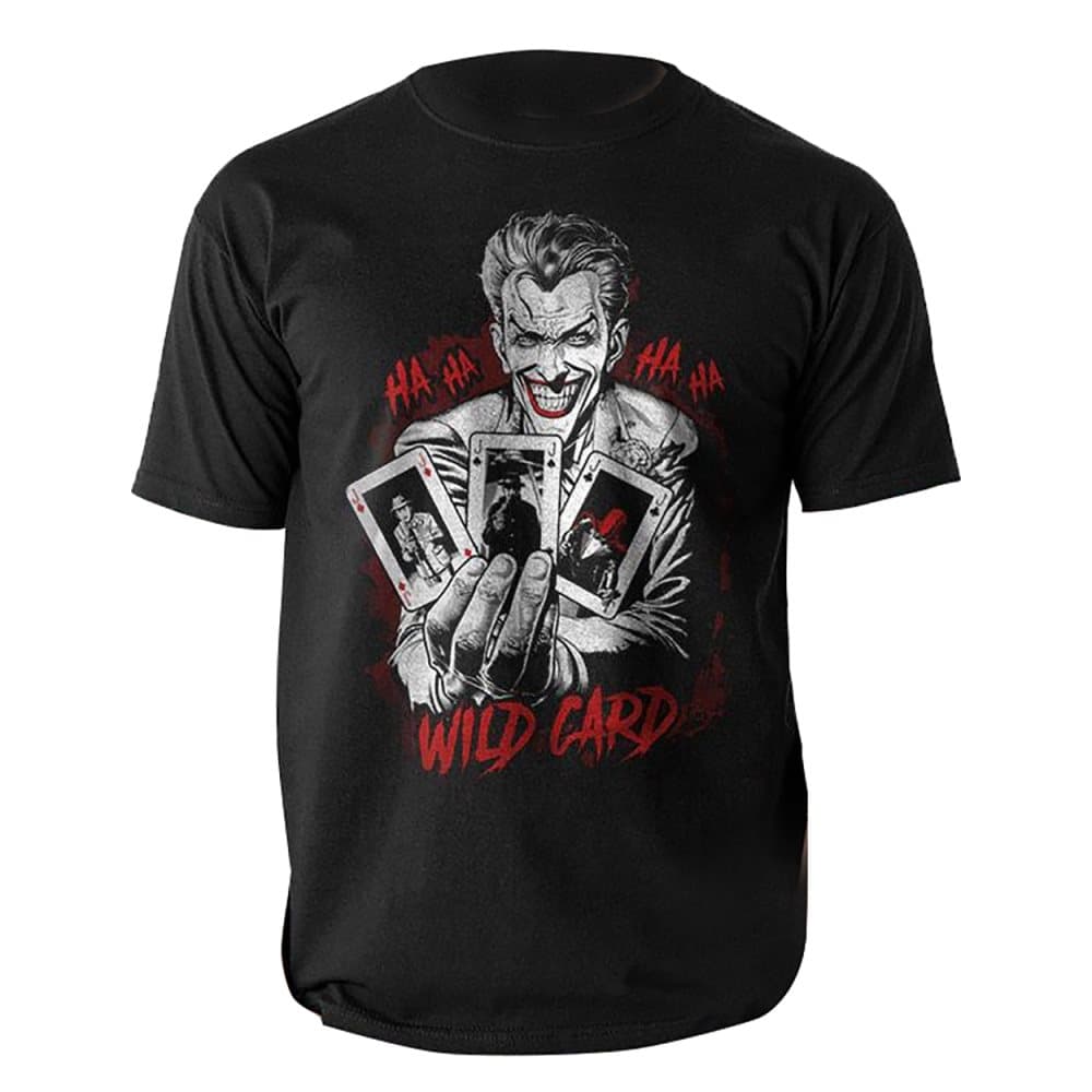 Batman Unisex Vuxna Wildcard Joker T-shirt