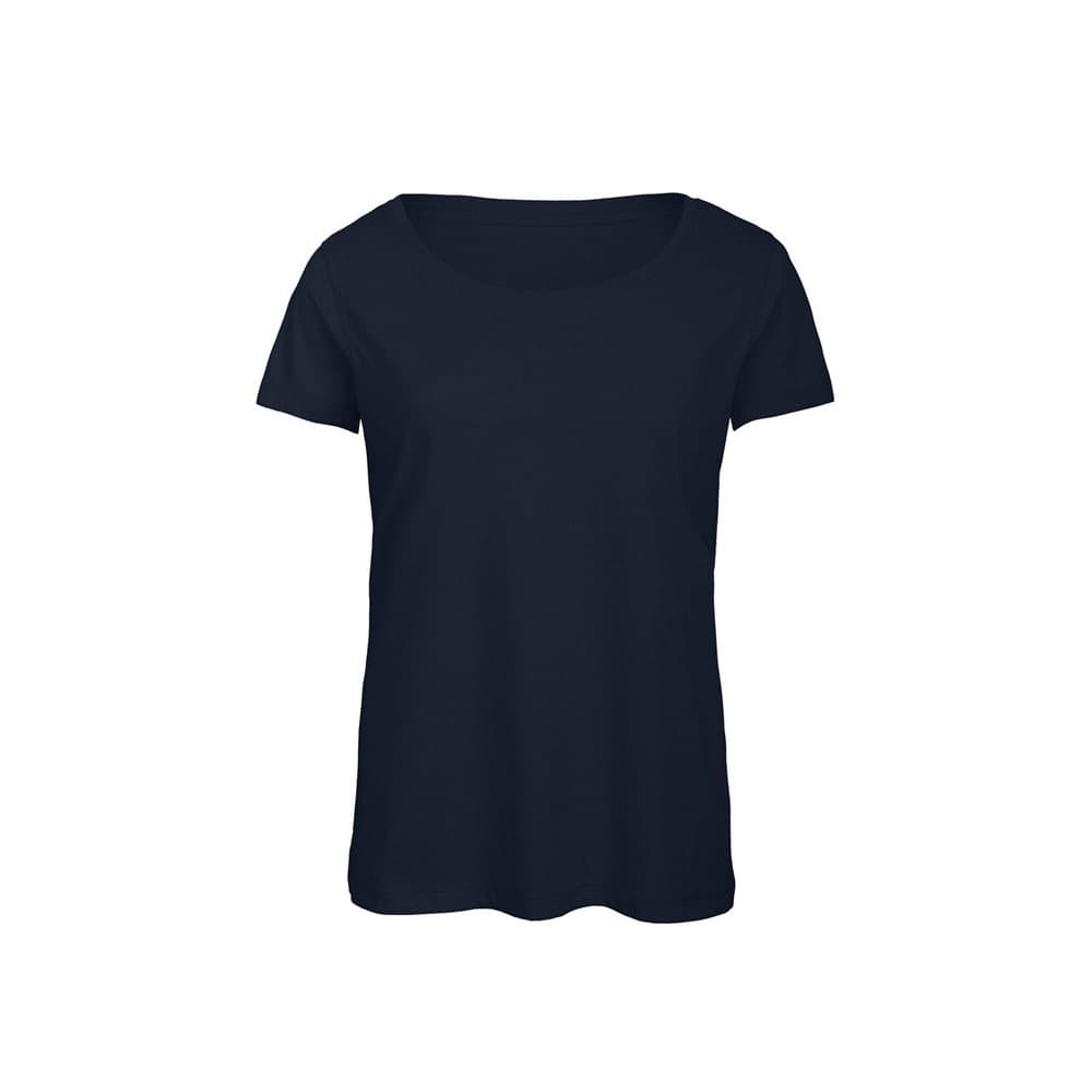 B&C T-shirt för bomull Triblend för kvinnor / damer