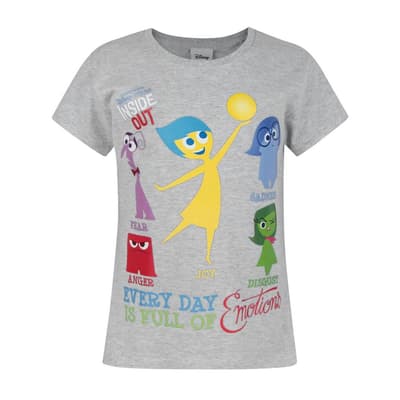 Inside Out Childrens/Girls Official Emotions Design T-Shirt