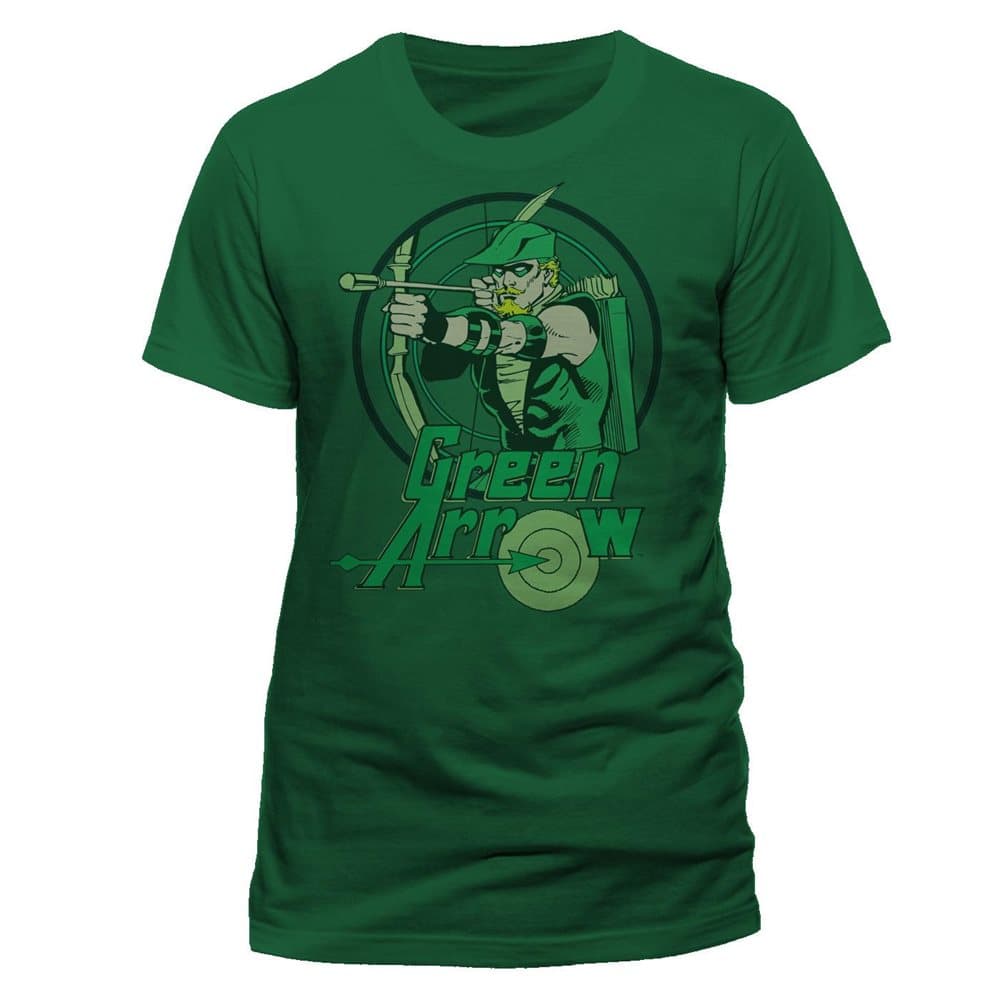 Green Arrow Unisex Adults Circle T-Shirt