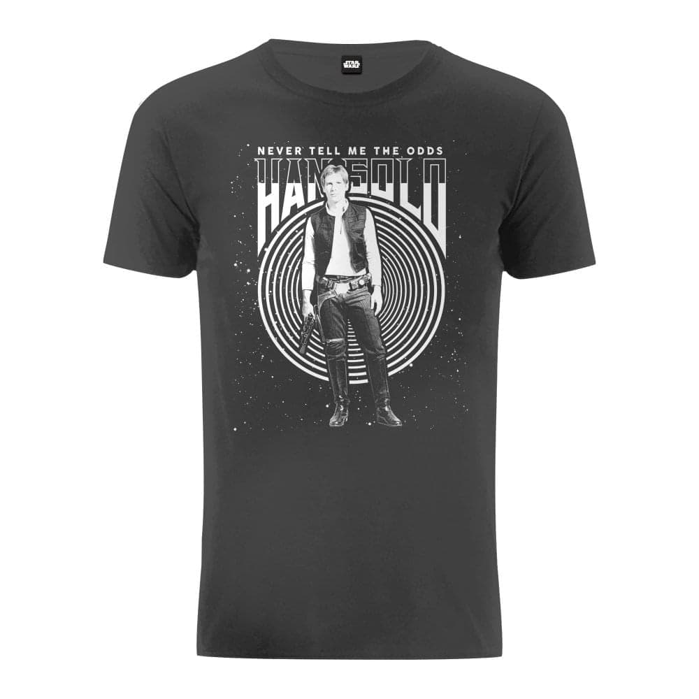 Star Wars Han Solo Never Tell Me The Odds Graphic T-Shirt