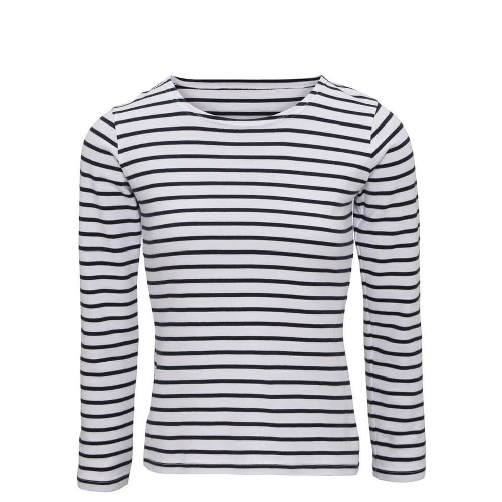 Asquith & Fox Womens/Ladies Mariniere Coastal Long Sleeve T-Shirt