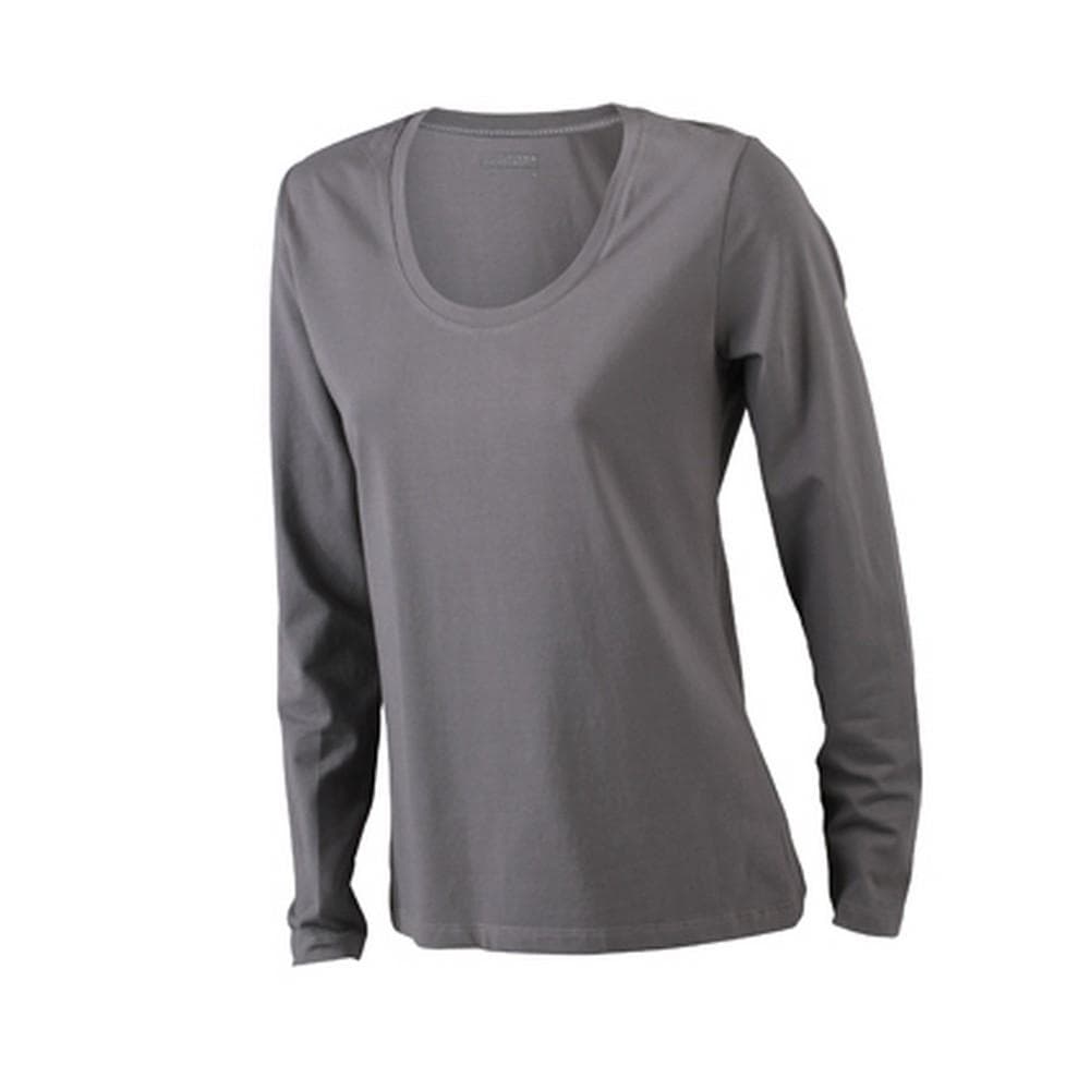 James and Nicholson Womens/Ladies Stretch Long Sleeve T-Shirt