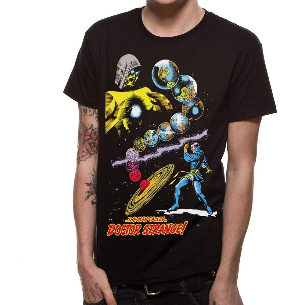 Marvel Unisex Adults Man Called Dr Strange Design T-shirt