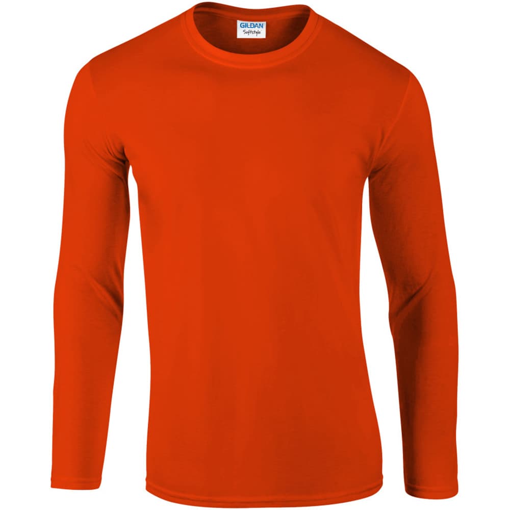 Gildan Mens Soft Style Long Sleeve T-Shirt