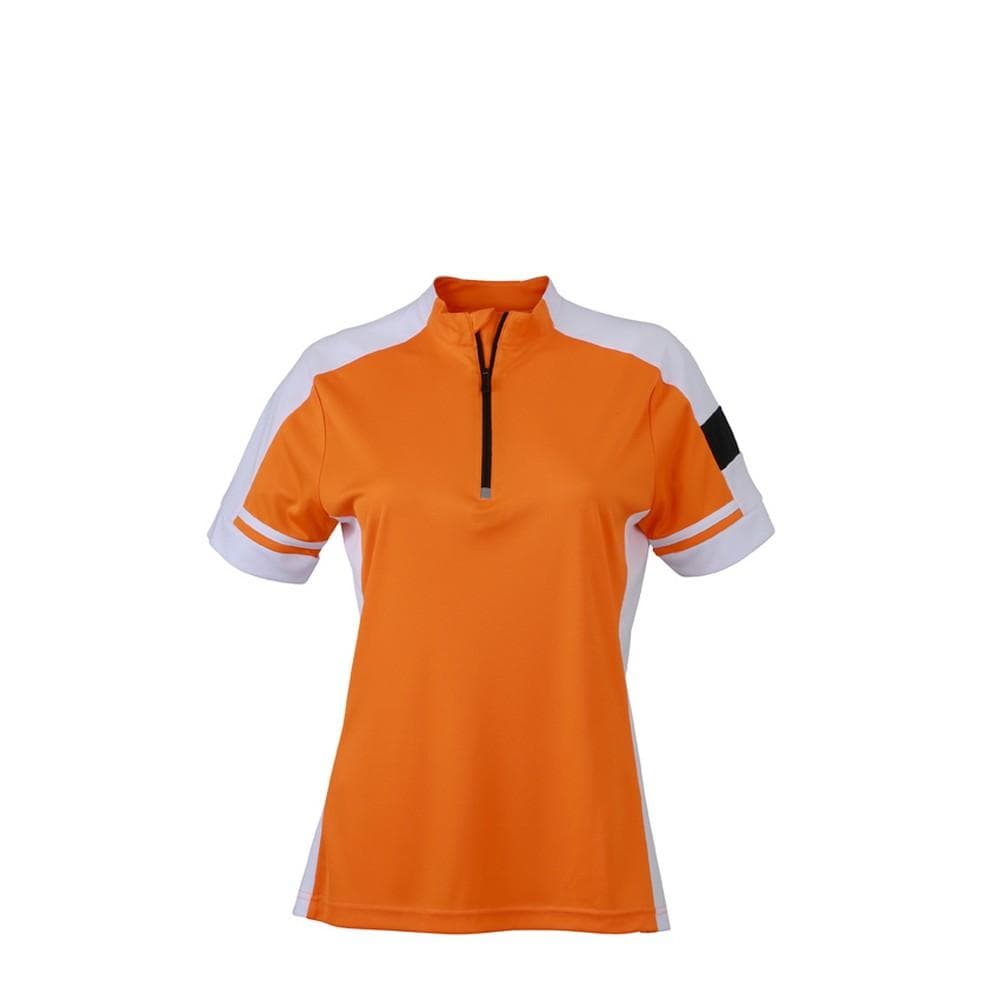 James and Nicholson Womens/Ladies Half Zip Bike Tee