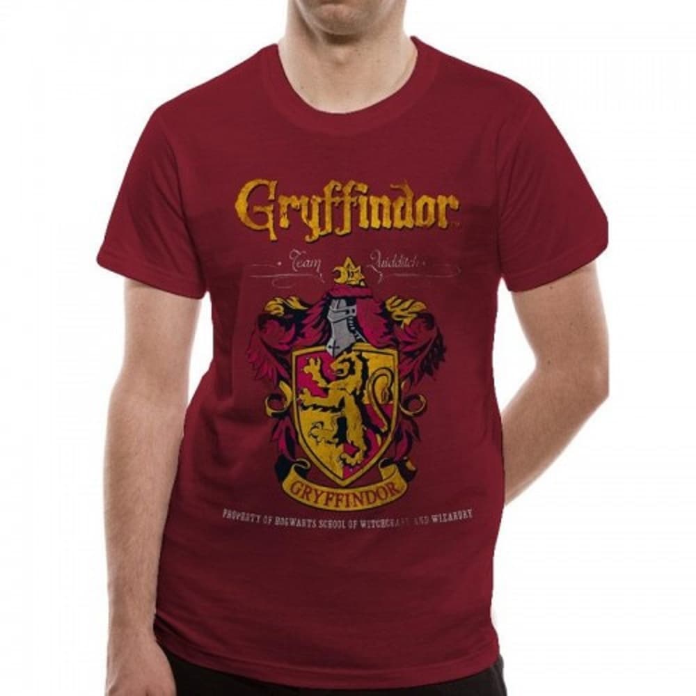 Harry Potter Vuxna Unisex Gryffindor Crest T-shirt